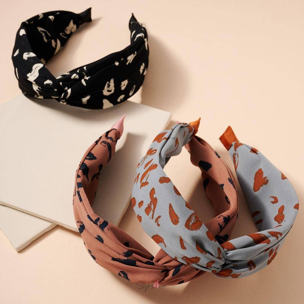 Abstract Print Twist Head Band Hats & Hair New Arrivals
