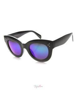 Women’s Black Midnight Cat-Eyed Sunglasses Sunglasses