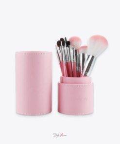 10-Piece Pink Makeup Brush Set Makeup