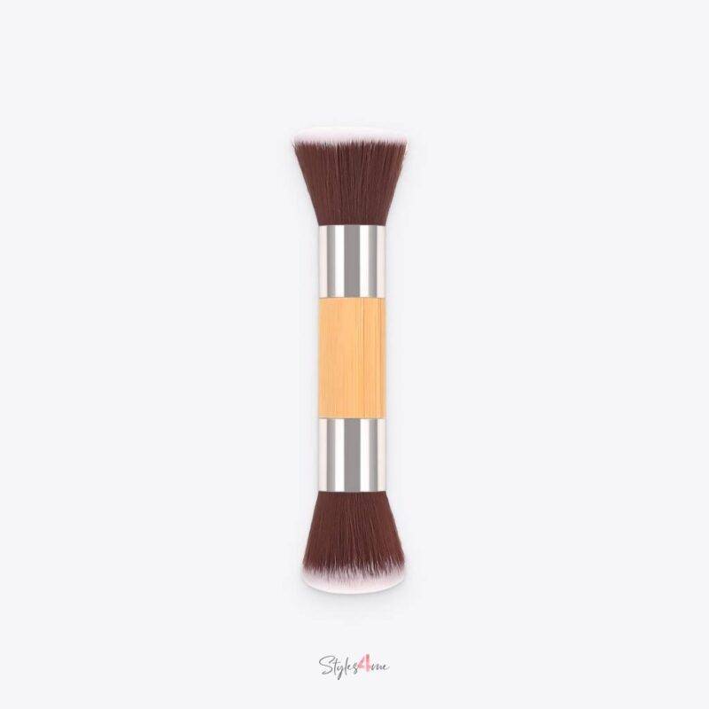 Double-Headed Bamboo Makeup Brush Makeup