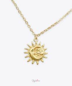 Sun Pendant Necklace Jewelry