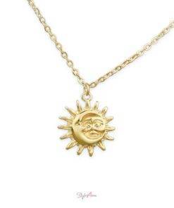 Sun Pendant Necklace Jewelry