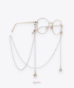 Faux Pearl Glasses Chain Jewelry