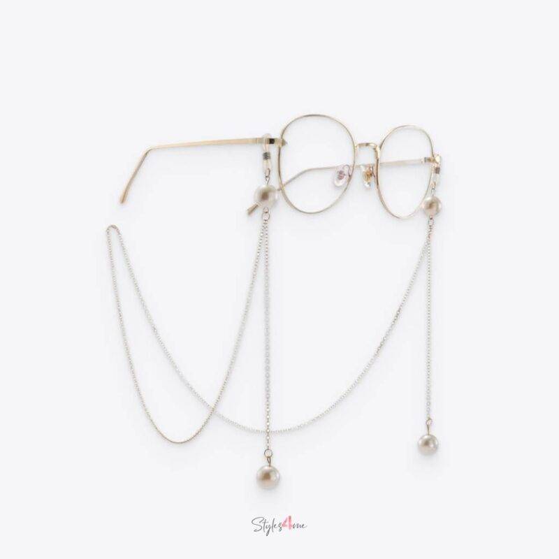 Faux Pearl Glasses Chain Jewelry