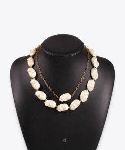 Irregular Pearl Necklace Jewelry