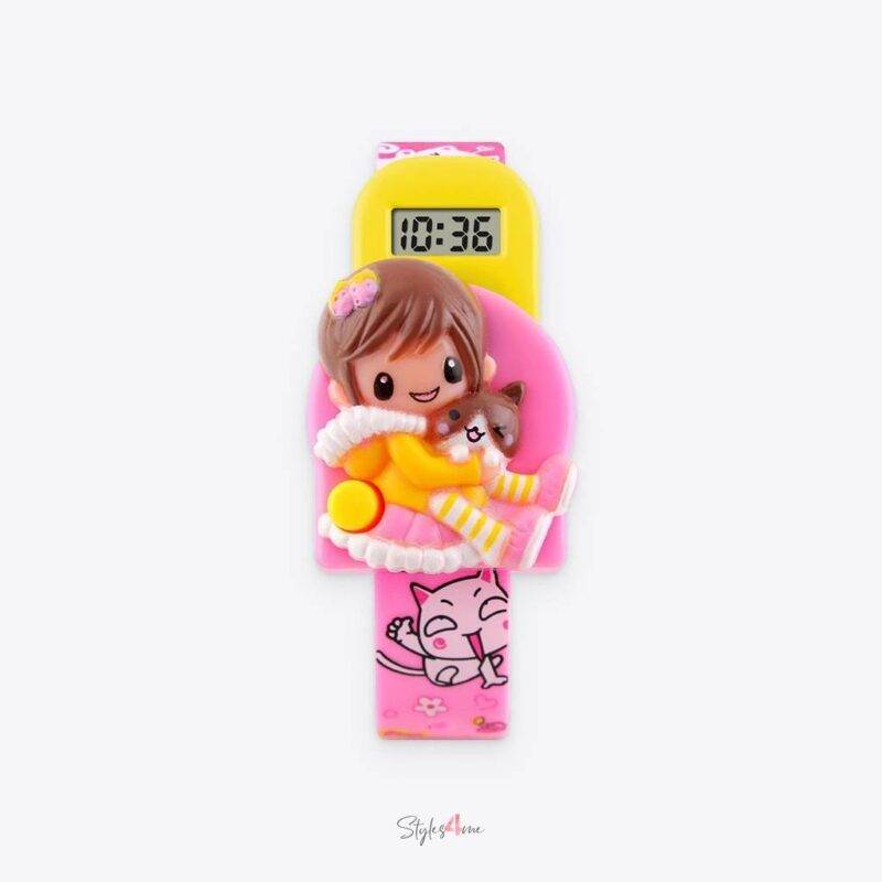 Adorable Girls’ Pink Digital Watch Watches