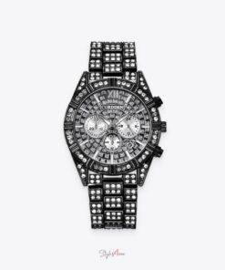 Faux Diamonds Watch