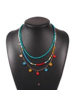Multilayered Bead Necklace Jewelry Sale